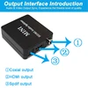 Hdmi audio extractor HDMI to HDMI and Optical TOSLINK SPDIF + 3.5mm Stereo Audio Extractor Converter HDMI Audio Splitter Adapter ► Photo 1/6