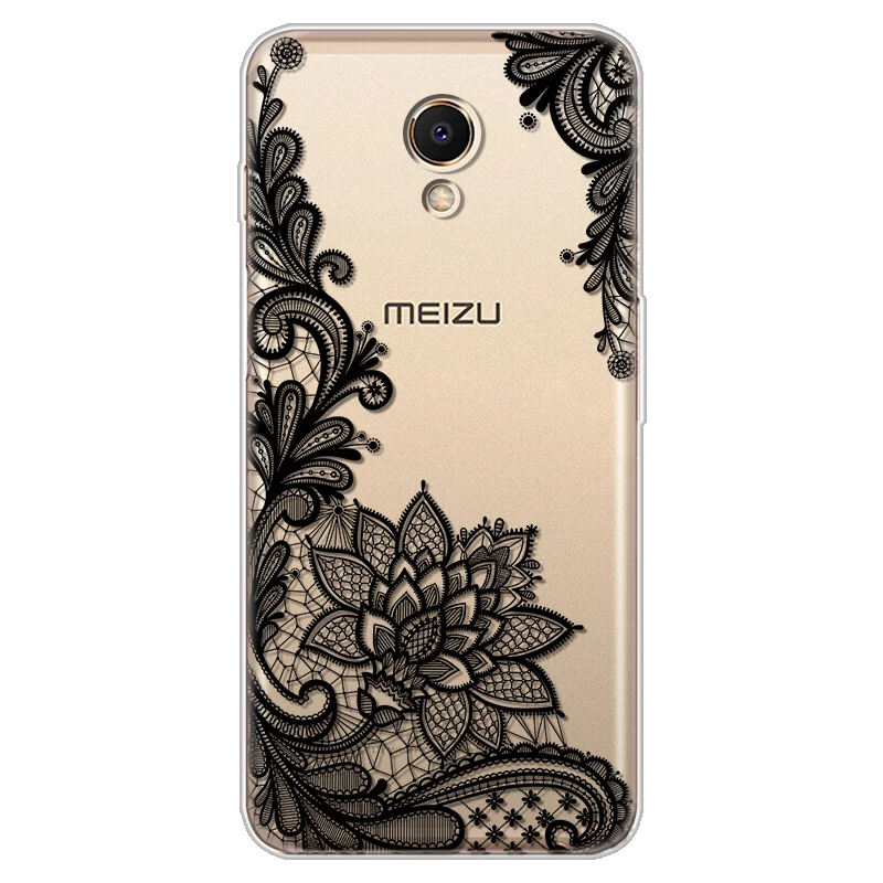 Милый летний розовый чехол s для Meizu M6S Мягкий Силиконовый ТПУ защитный телефона с
