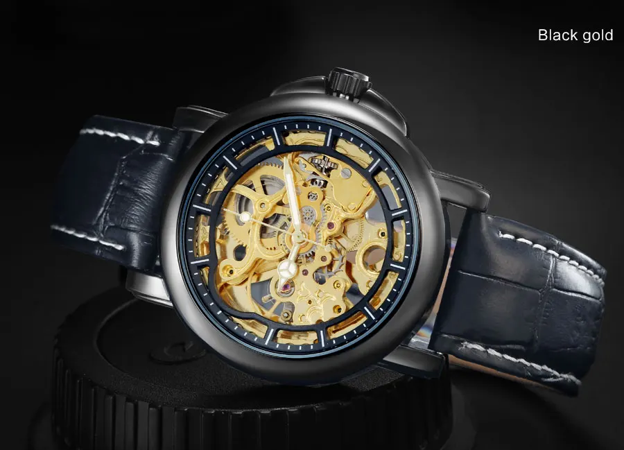 F-A979_01 FORSINING New Fashion Golden Mechanical Watch Men Design Top Brand Luxury Leather Skeleton Man Auto Wristwatch Relogio Masculino (5)