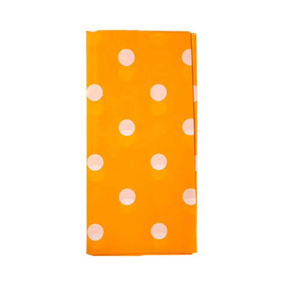 Wipe Clean Wedding Polka Dot Kitchen Dining Waterproof Disposable Party Protective Birthday Cover Desk Rectangular Table Cloth