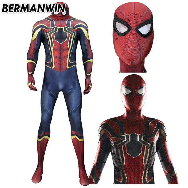 on amazon captain america costume High Iron Quality BERMANWIN Tom Spiderman Costume Iron on amazon captain america costume High Iron Quality BERMANWIN Tom Spiderman Costume Iron