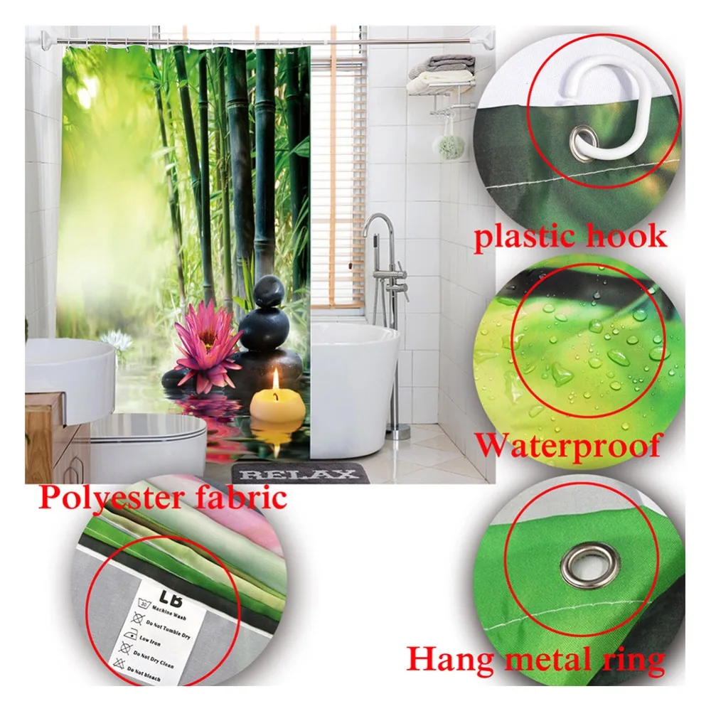 Toucan Parrot Pineapple Tropical Modern Bathroom Waterproof Bath Shower Curtain Toucan Parrot Pineapple Tropical Modern Bathroom Waterproof Bath Shower Curtain