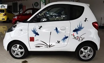 

LEFT SIDE Tailor-made HD Inkjet Engraving DIY Car Sticker Styling Waterproof Protective Change Color Film No Colour Fading