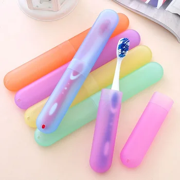 

High Q 2017 New Toothbrush Holder Case Box Tube Cover Protect Toothbrushbox excellent Portable Travel Hiking Camping 88 WH998