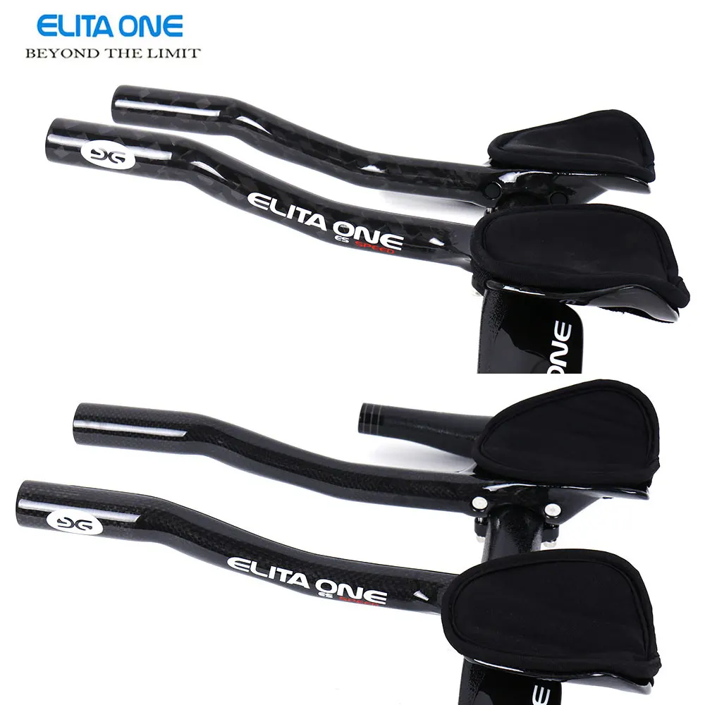 

ELITA ONE Carbon fibre Rest Handlebar/TT Handlebar Aero carbon tt bike handle bars trial handle bar TT bar 3K/12K Gloss
