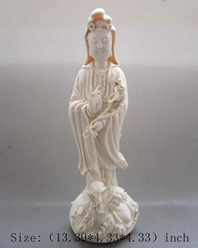 

Crafts statue Chinese dehua porcelain goddess guanyin bodhisattva Buddha statue