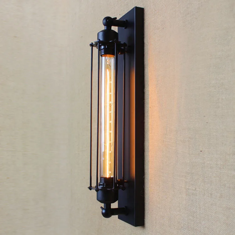 Wholesale New Industrial style Retro vintage sole head of a bed Outlets lobby hotel bedroom Antique bronze decorative wall lamp
