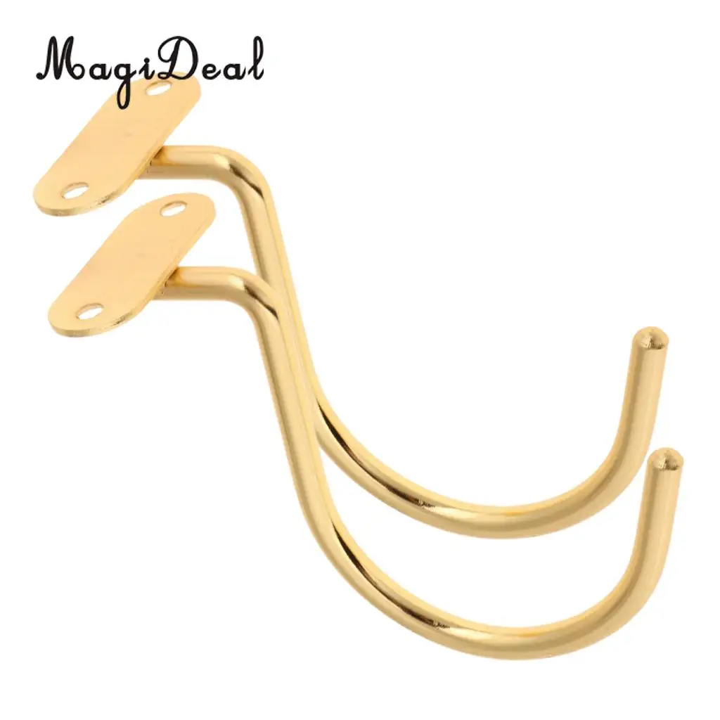 2.8 inch Small Brass Hook for Pool Table Rack Hanging Rest Stick Holders 2pcs/Pack