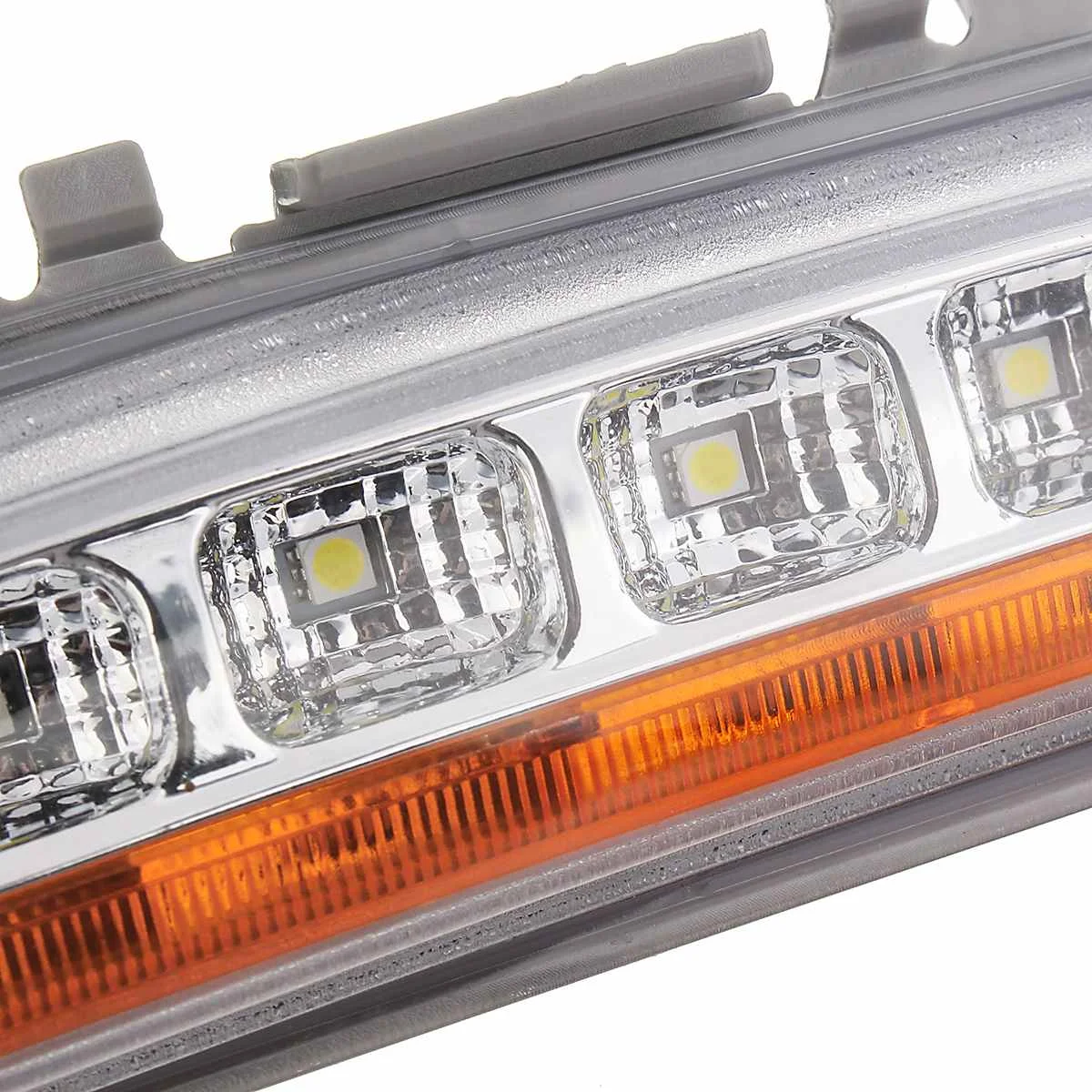 Led Drl For Ford Edge 2011 2012 2013 Daytime Running Light Front Bumper Driving Fog Lamp Daylight Headlight Turn signal