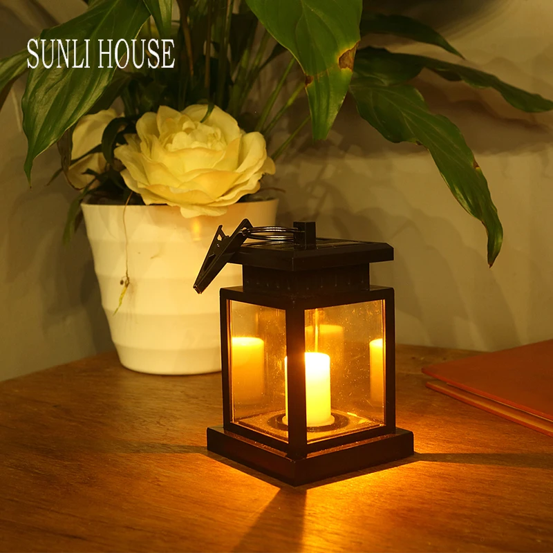 Buy SUNLI HOUSE Retro Solar Candle Lights Outdoor