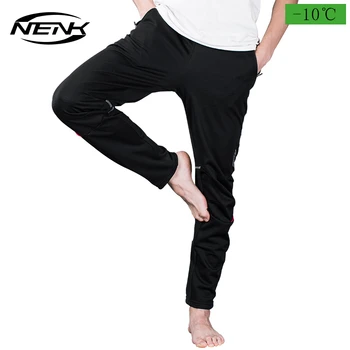 

NENK Men's Pants Cycling Winter Pants Fleece Thermal Trousers Wind Pants Running Hiking Outdoor Multi Sports Sweatpants Woman