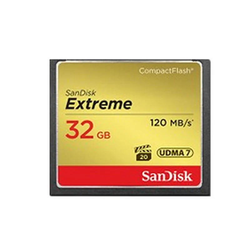 SanDisk Extreme Compact Flash CF карта памяти 64 Гб 32 128 ГБ до 120 МБ/с./с скорость чтения 4K и Full HD