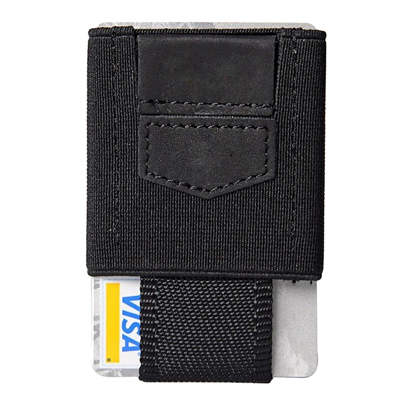 15 Card Holders For Men&Women Elastic Belt Fixed Front Pocket Package
