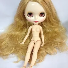 Цельная кукла без одежды куклы(светлые волосы