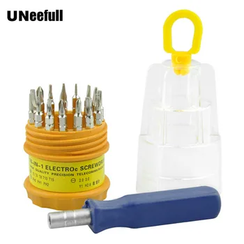 

UNeefull Multi-functional 16 in 1 Universal Magnetic Precision Electronic Torx Screwdriver Bits,Repair Tools for iPhone Cameral