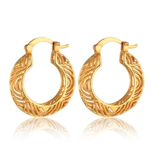 Pendientes de aro grandes de doble círculo para mujer, Color dorado, joyería de boda para oficina, gran oferta