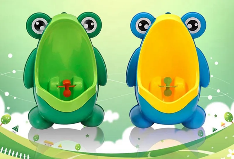Cute Frog Baby Potty Toilet Urinals Boy Assento Sanitario Infantil Children Potty Toilet Training Kids Urinal Plastic Trainers  (3)