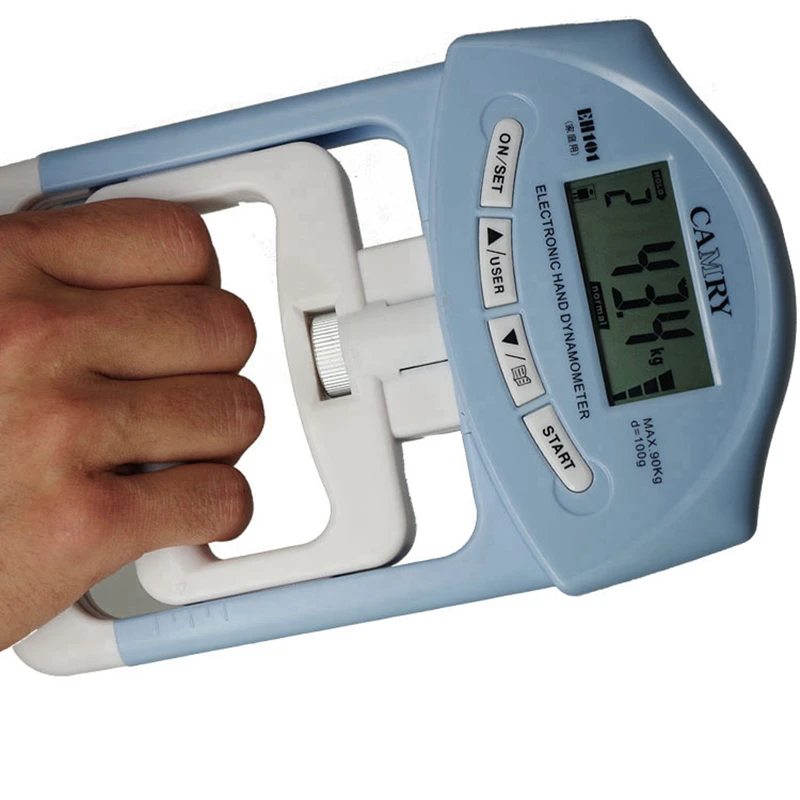 الرقمية lcd قياس القوة دينامومتر قبضة اليد القوة متر mucle المطور ل تمارين كمال الأجسام رياضة 90 كيلوجرام/198Ib