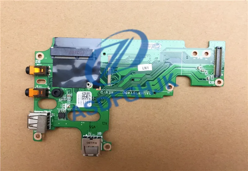 Для Dell для Inspiron 14R N4010 USB плата аудио порта DAUM8TB14D0 0CPVP9 CPVP9 0N3YXM N3YXM 100% ТЕСТ ОК|audio port|usb