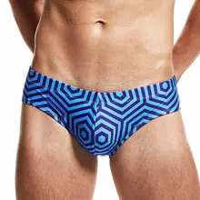 Сексуальная одежда для плавания мужские s плавки геометрический купальник мужские бикини гей купальные шорты для купания пляж серфинга одежда для плавания Шорты zwembroek