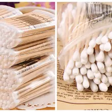 1 сумка, деревянные инструменты, для улицы, для экстренной медицинской помощи, для ухода за раной, одевать с двойной головкой, ватный тампон, уход за ребенком, Очищающий наконечник для снятия макияжа