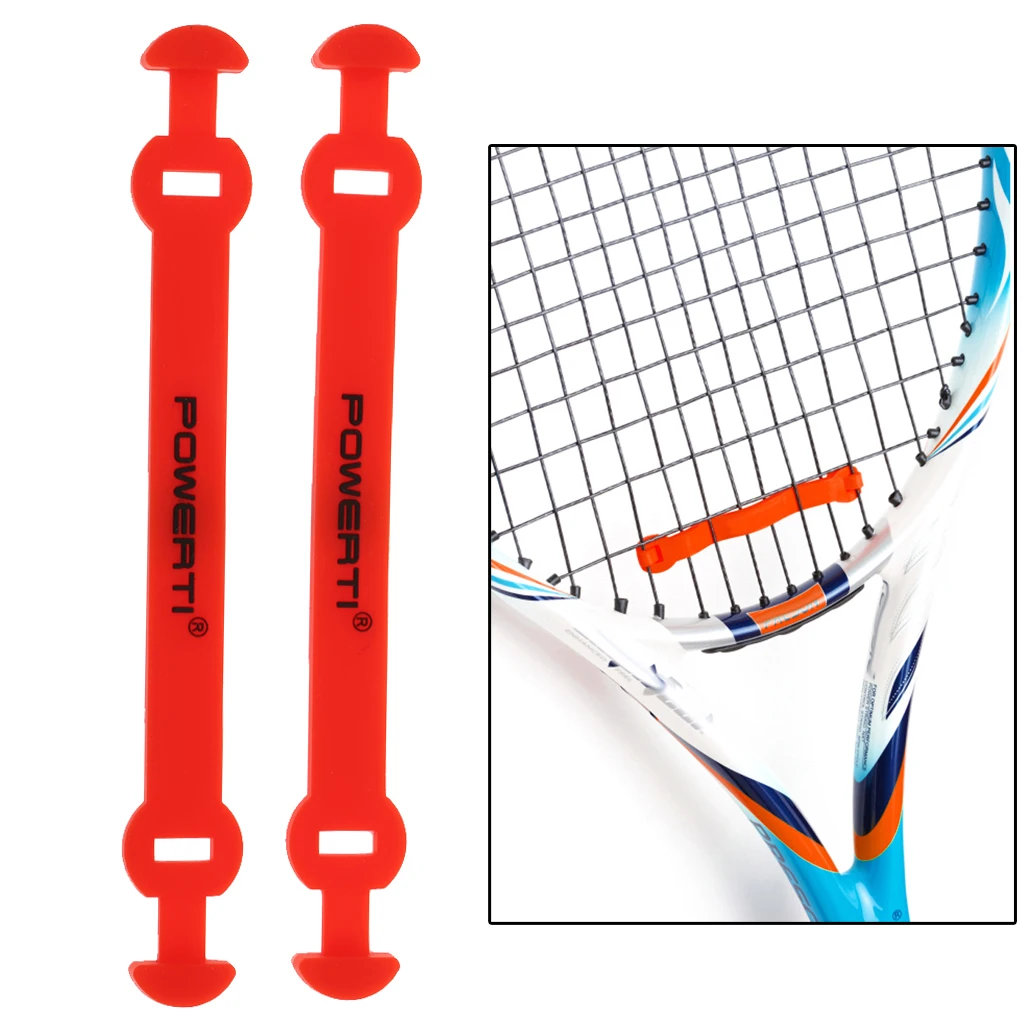 Set of 2 Long Tennis Squash Racket Vibration Dampeners Shock Absorber Shockproof Damper Tennis Dampener