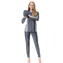 3 шт./компл. мусульманская купальная одежда Maillot De Bain хиджаб скромная одежда Исламская одежда для плавания женский купальный костюм с длинным рукавом для плавания одежда