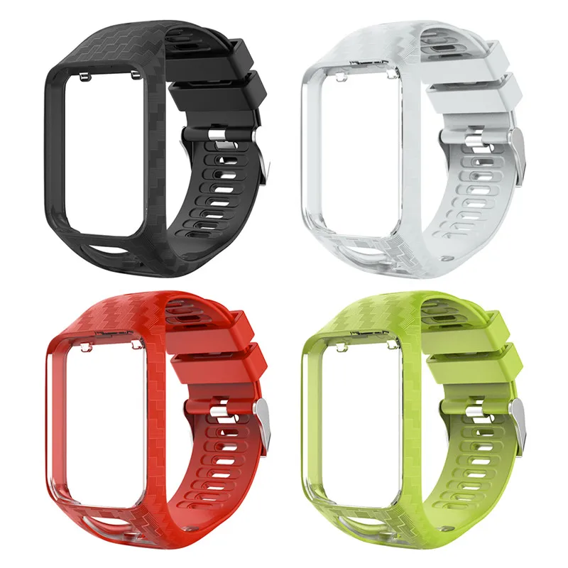 Новые силиконовые сменные наручные часы ремешок для TomTom Runner 2 3 Spark 3 gps спортивные часы ремешок для Tom 2 3 серии
