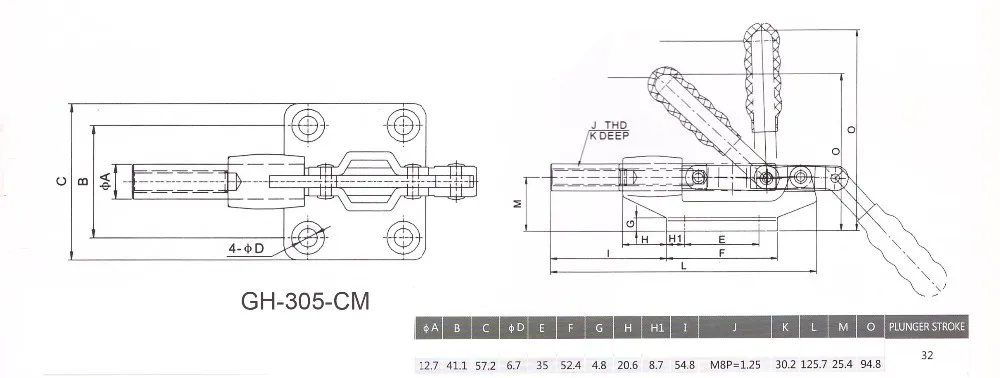 GH-305-CM SIZE