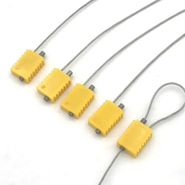 NEW 100pcs brand new Zn alloy cable ties steel wire cable ties one time