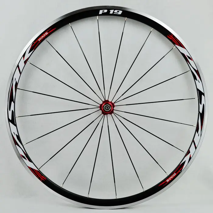 Flash Deal 700C Alloy Wheels Cosmic Road Bicycle Bike Wheel V Brake Aluminium Wheelset Bicycle Wheels Rims Sealed Bearing flat spokes 12sp 2