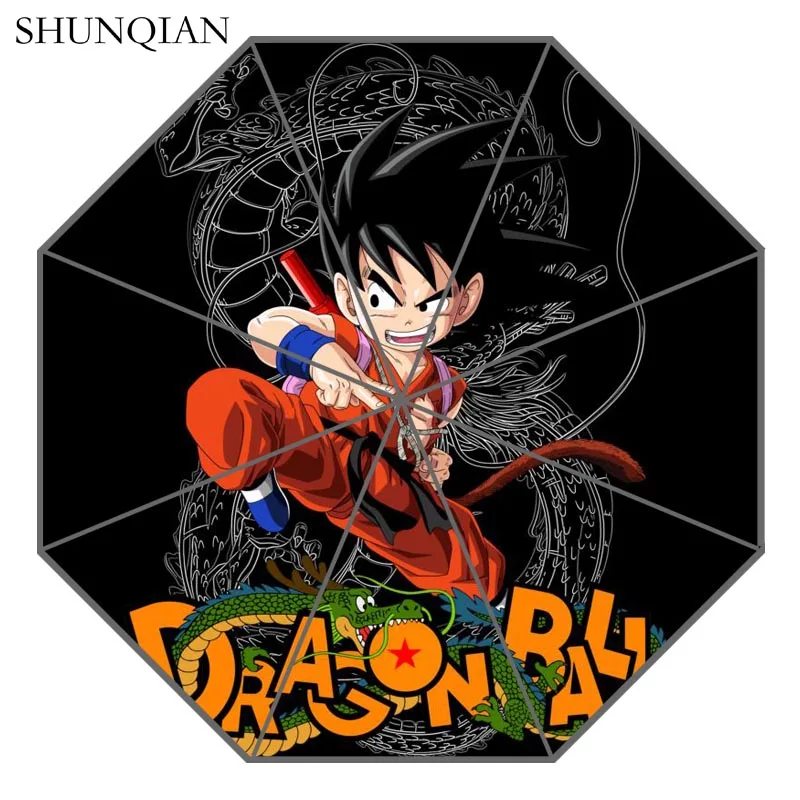 11 P# Dragon Ball Z 04 Зонт с индивидуальным принтом складной зонт от солнца и дождя для путешествий неавтоматический декоративный зонт высокого качества - Цвет: 11