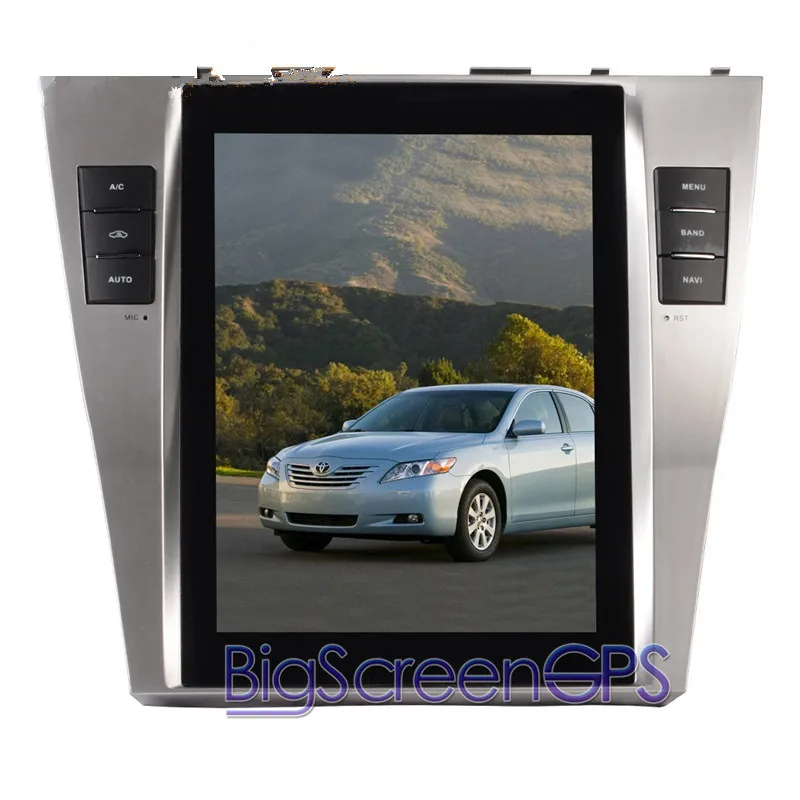 Excellent Car Video Players Android 8.1 Tesla style Car GPS Trackers For TOYOTA CAMRY 2007-2011 car dvr camera tape radio unit radio car 3