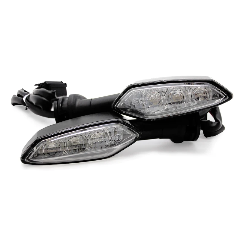 Nuoxintr LED Motorcycle Turn Signal Indicator Light For YAMAHA MT-01 MT-25 MT-03 MT-07 MT-09 MT-10 Tracer Motorcycle FrontRear