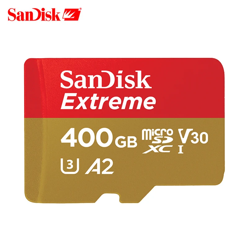 Карта памяти SanDisk EXTREME 32 ГБ/SDHC 400 Гб/256 ГБ/128 ГБ/64 Гб/SDXC Micro SD TF карта класс 10 Microsd C10 UHS-1 карты