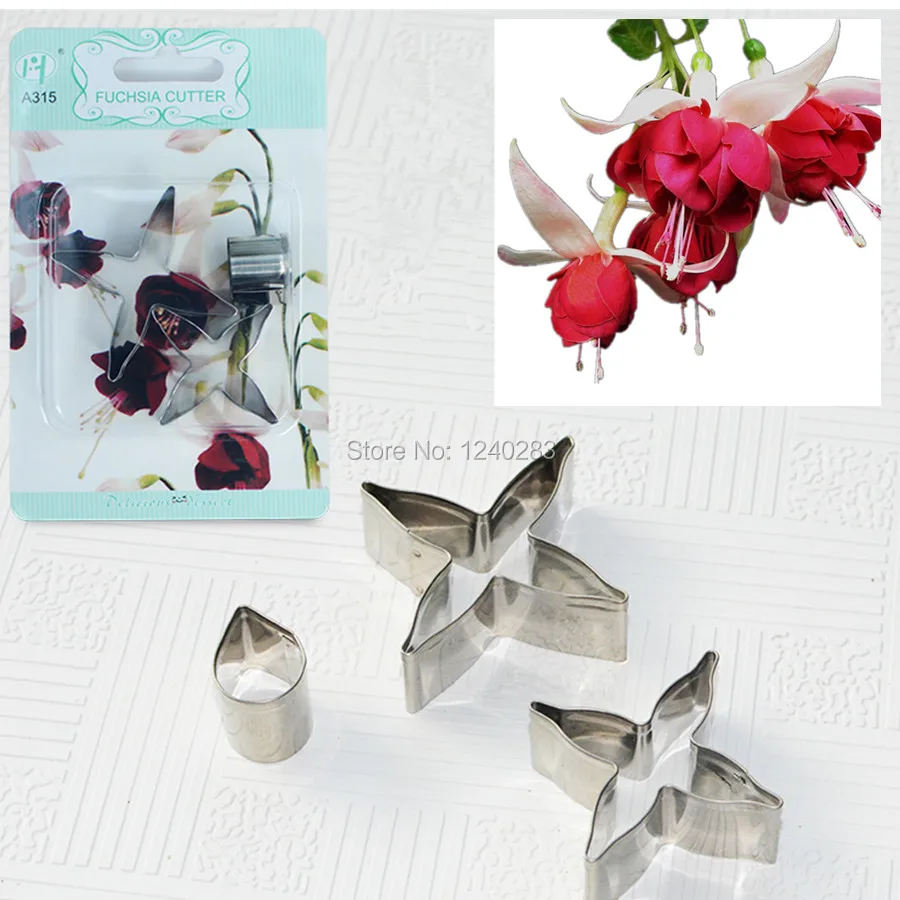 Fondant Cake Decoration Floral petal cutter gum paste flower Cutter