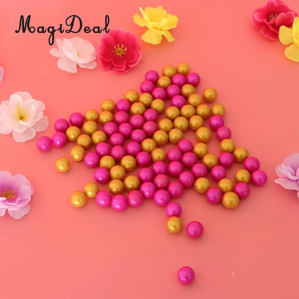 100Pcs 14mm Colorful Glass Marbles, Kids Marble Run Game, Marble Solitaire Toy Accs Vase Filler & Fish Tank Home Decor