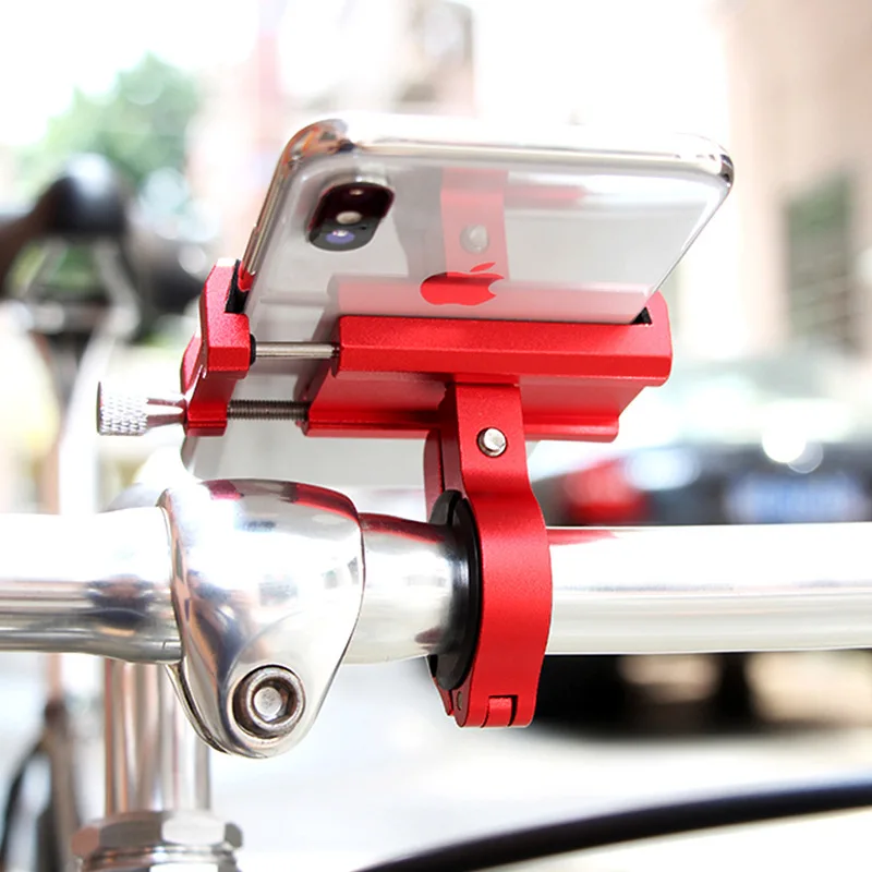 

Aluminum Alloy Bicycle Phone Holder Adjustable Road Bike Stand Handlebar Bike Motorcycle Mount Support Bracket Bike Accessories