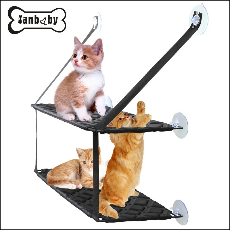 Cat Cradle Hammock Radiator Bed Cushion with Adjustable Holding Device