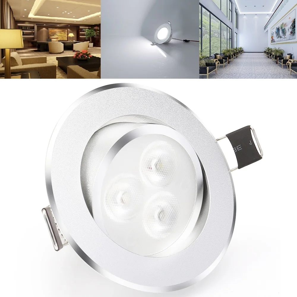 

LED Ceiling Light 3W 5W 7W Recessed Downlight Led Lamp Spotlight With Driver pendant spot lights Indoor Lighting 110V 220V