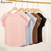 Cotton Summer Blouses Lace Batwing Sleeve Shirts For Womens Tops Shirts Plus Size Women Clothing Korean 2022 Pink Blusas Female ► Photo 1/6