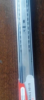 

Stainless steel drawer track three rail decorative painting muted stream 50C slide ball bearing guide