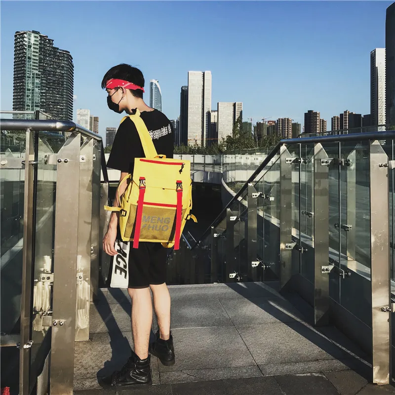 Menghuo Women Laptop Backpack Male School Backpacks Net Rucksacks Leisure for Teenager Travel Women Shoulder Mochilas School Bag (67)