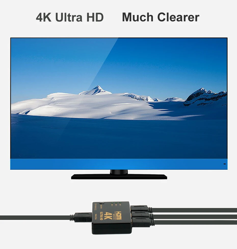hdmi splitter 4k hdmi switch 3