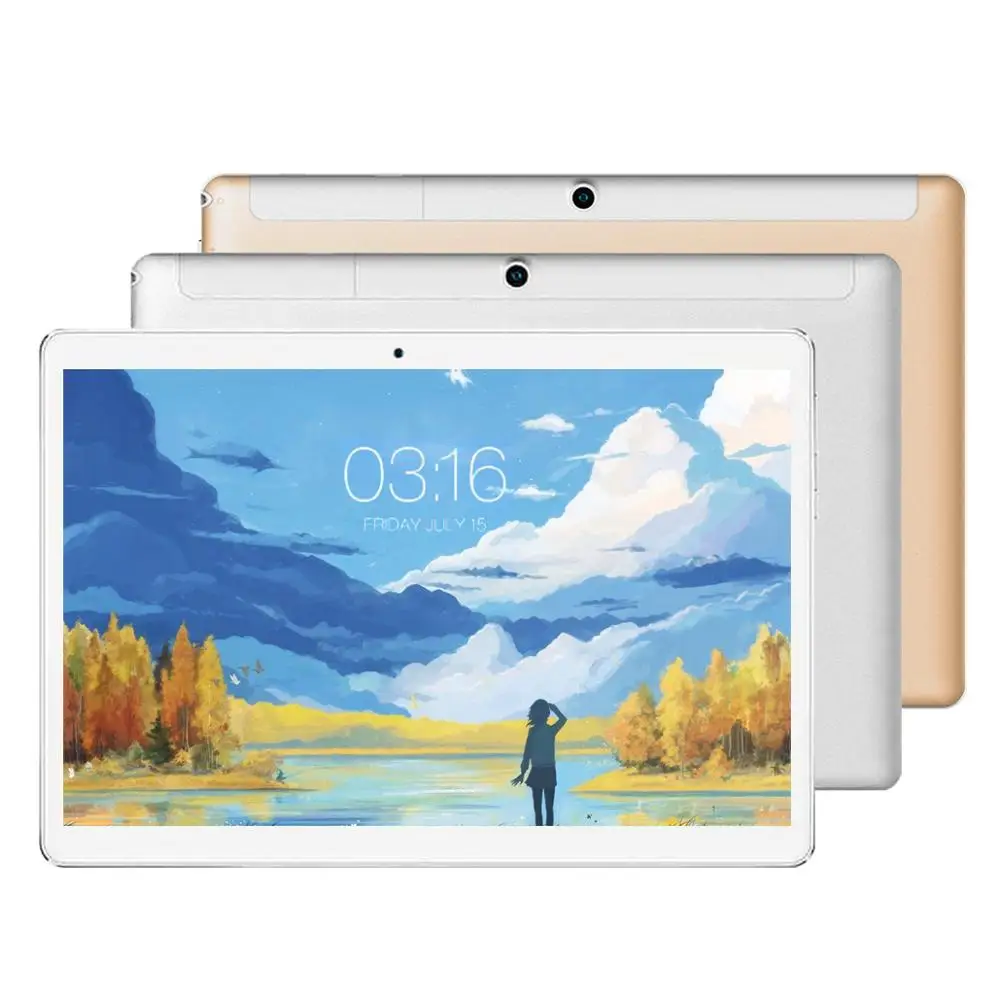 

10 inch tablet PC Octa Core Android 7.0 WiFi Bluetooth Dual SIM Cards 4G LTE Tablets 10.1 4GB RAM 64GB ROM Game Support ANRY-109