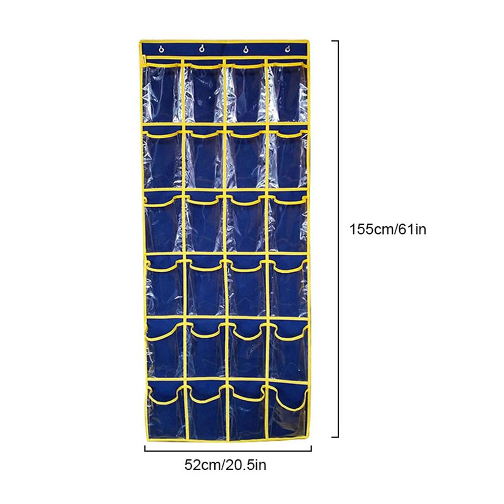12/24 Карманы обувь висит Организатор сумка для хранения дома над дверью обуви Организатор Держатель для обуви вешалка Closet для хранения обуви