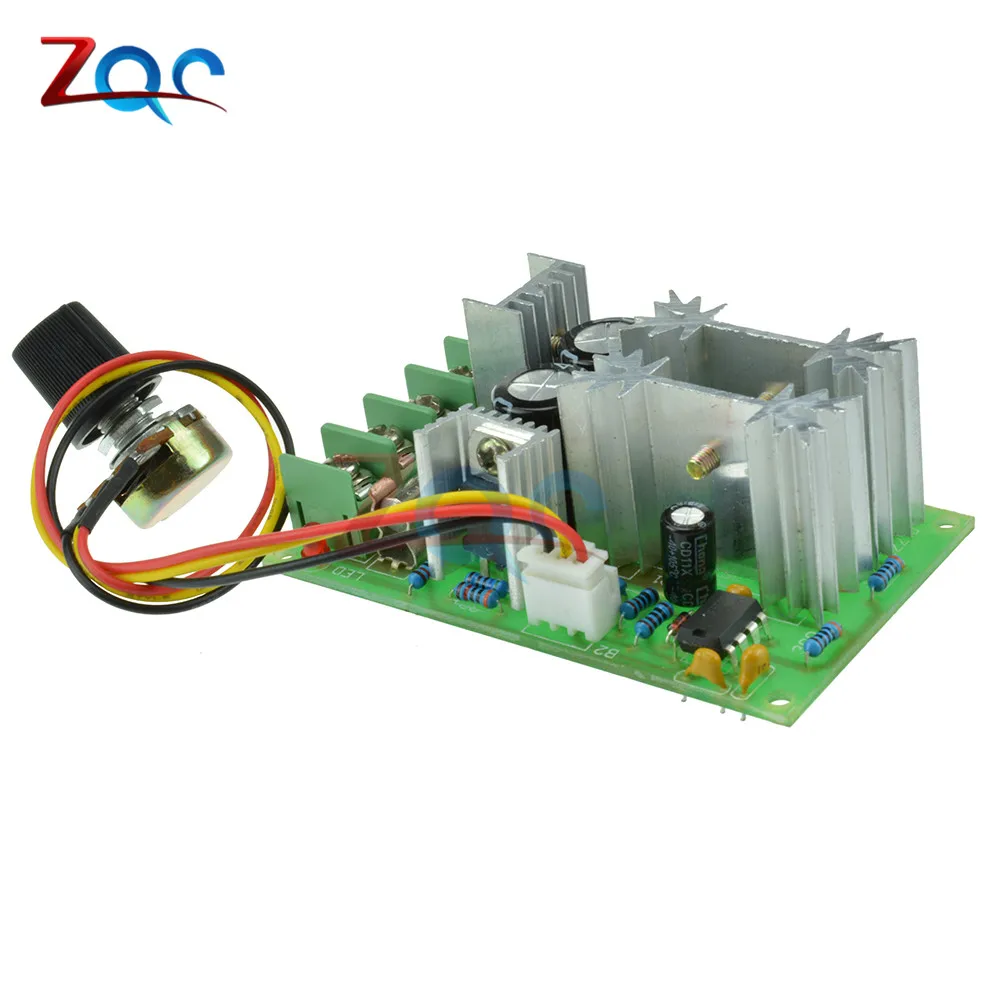 DC 10 60V 20A 1200W PWM двигатель переключатель регулятора скорости ток Напряжение
