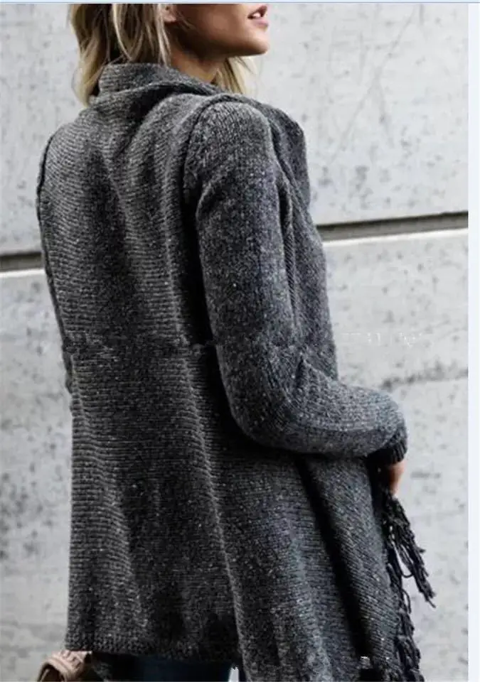 2019 осень и зима новый женский свитер большого размера с бахромой свитер женский дропшиппинг
