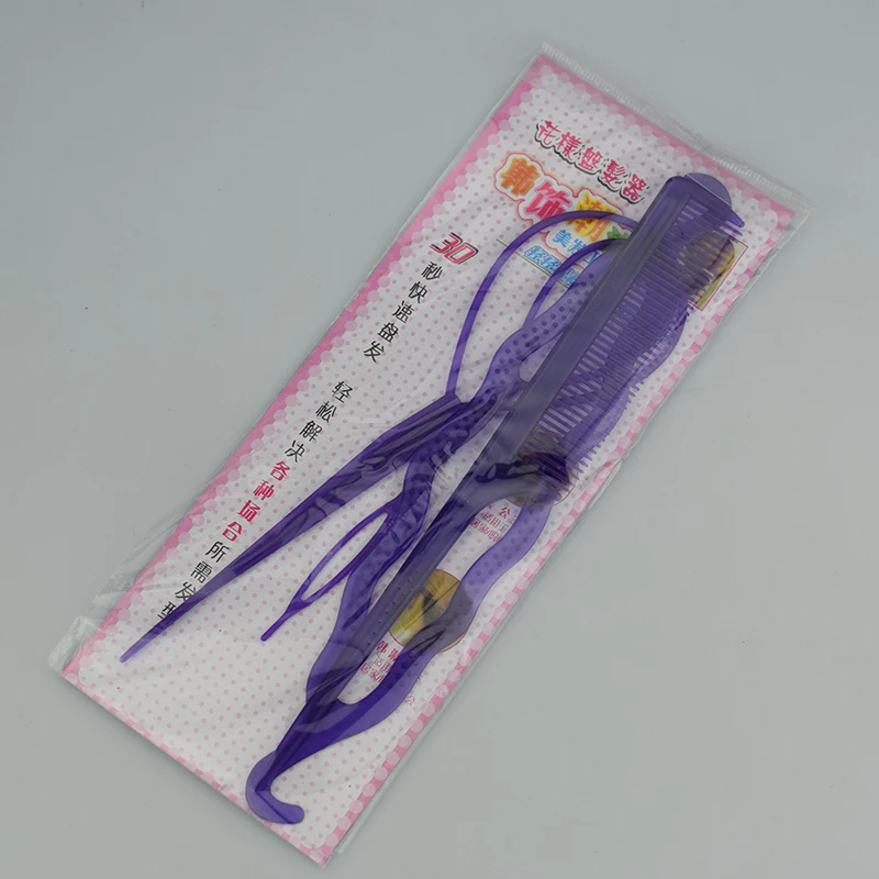 purple hair accessories