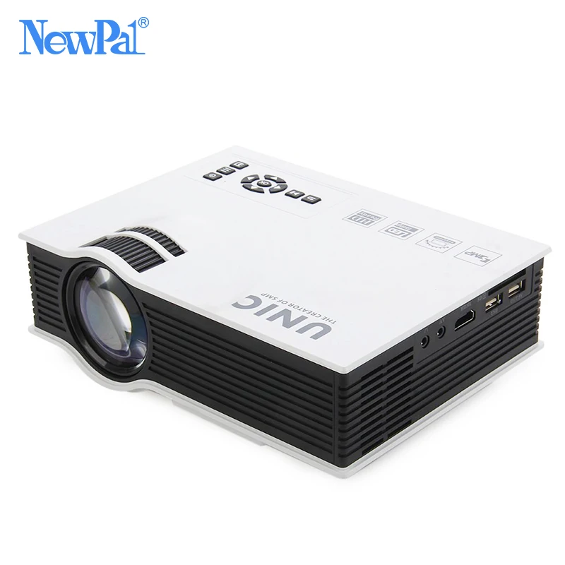 UNIC UC40+ Portable LED Mini Projector HD 1080P Home Media Video Movie